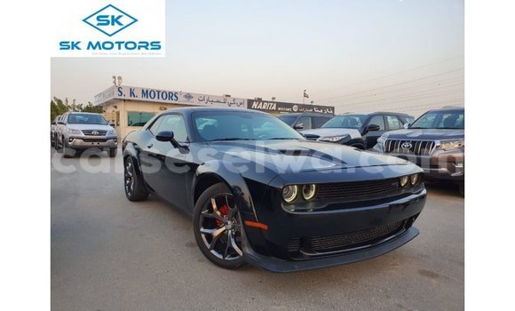 Buy Import Dodge Challenger Black Car in Import - Dubai in East Mahé