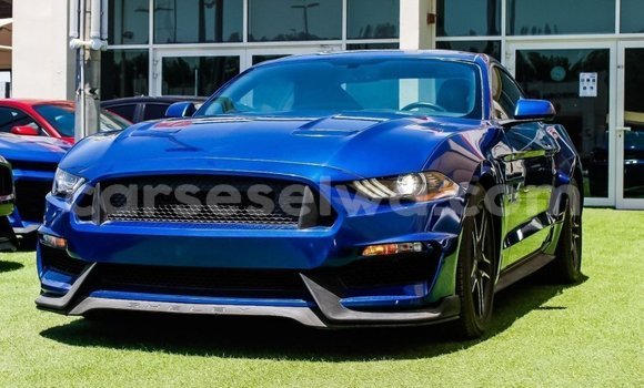 Buy Import Ford Mustang Blue Car in Import - Dubai in East Mahé