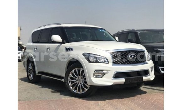 Buy Import Infiniti Q White Car in Import - Dubai in East Mahé
