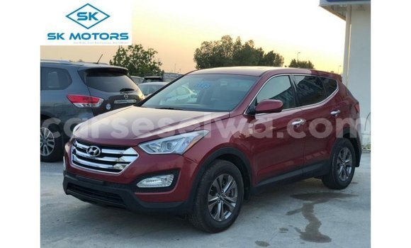 Buy Import Hyundai Santa Fe Red Car in Import - Dubai in East Mahé
