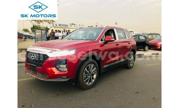 Buy Import Hyundai Santa Fe Red Car in Import - Dubai in East Mahé