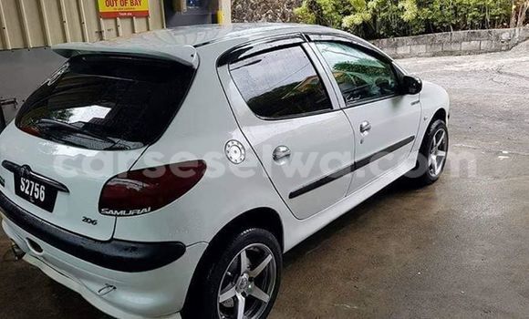 Acheter Occasion Voiture Peugeot 206 Blanc à Beau Vallon, Nord Mahé