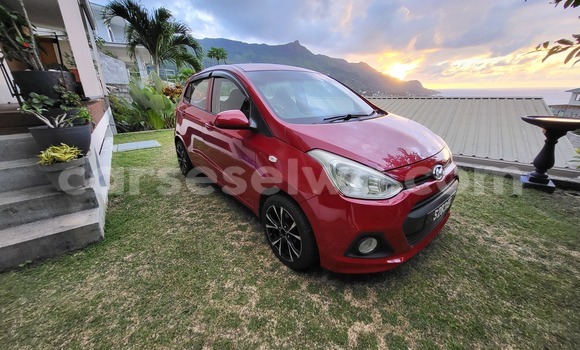 Buy Used Hyundai Grand i10 Red Car in Beau Vallon in North Mahé