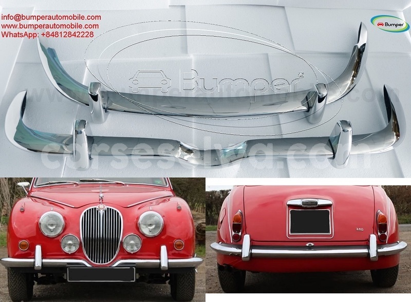 Big with watermark jaguar mark 2 1959 1967 slim bumper new 0