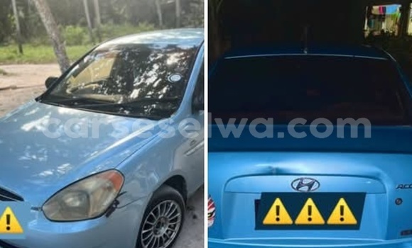 Buy Used Hyundai Accent Blue Car in Takamaka in South Mahé